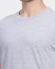 Grey Regular Fit Printed T-shirt for Men 