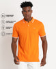 Orange Polo T-Shirt for Men 