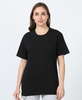 Black Regular Fit Back Printed Unisex T - shirt