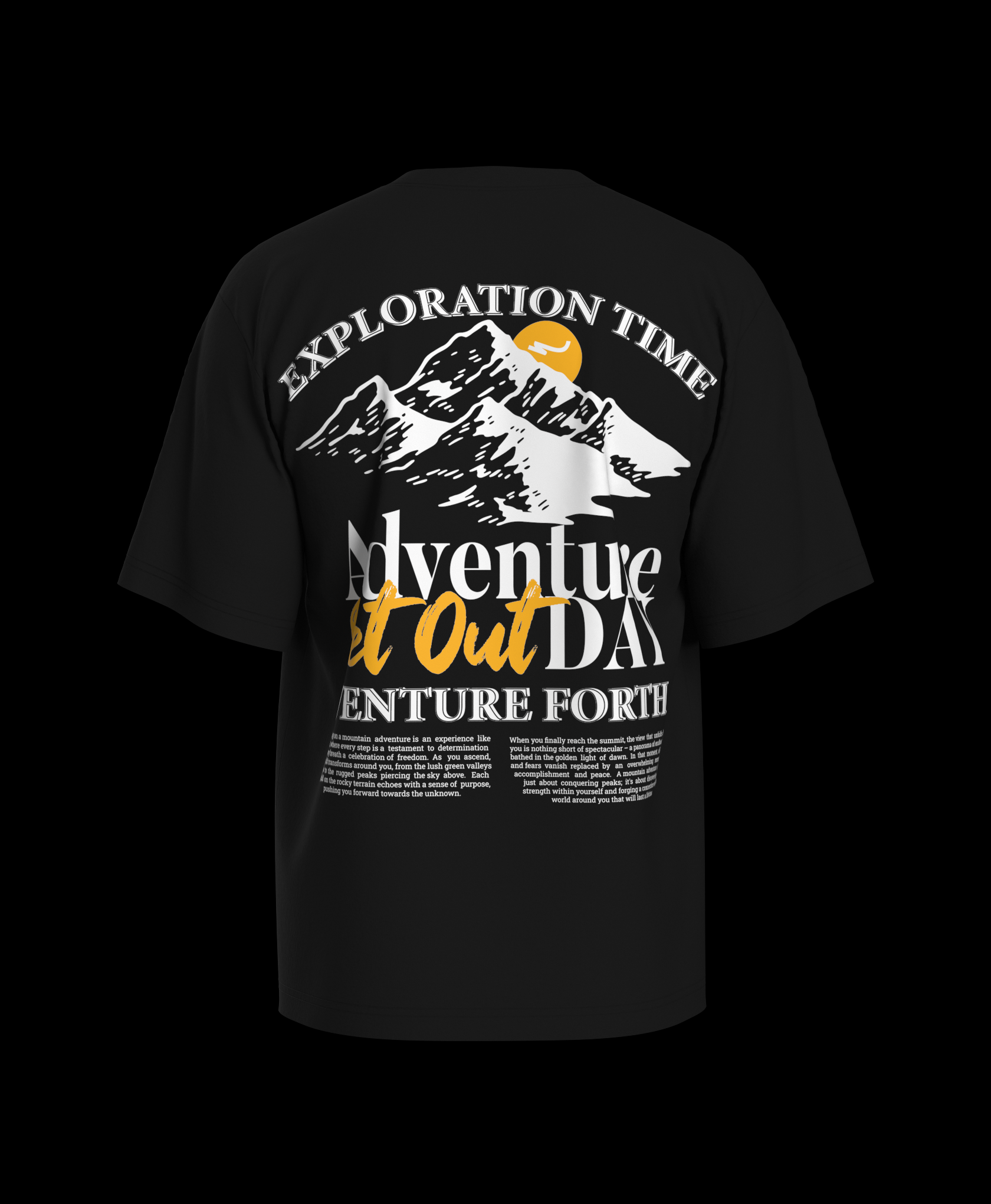 Adventure Oversized Printed T-shirt