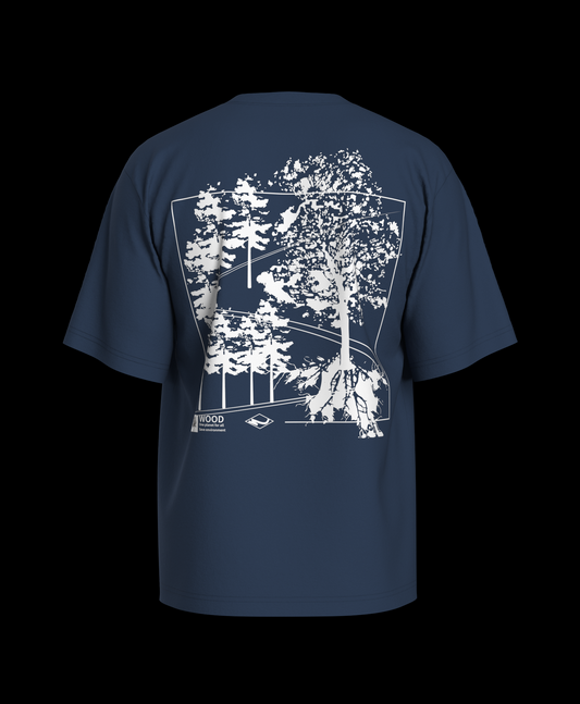Symphony of Nature Oversized Printed T-shirt