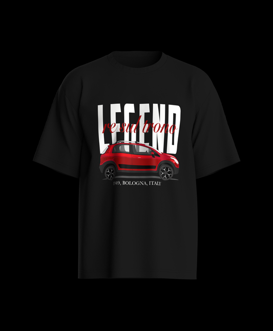 Legend of a Car Oversized Printed T-shirt
