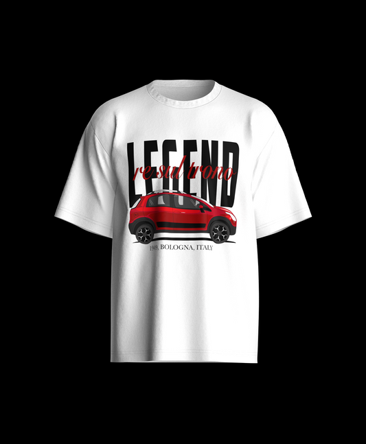 Legend of a Car Oversized Printed T-shirt