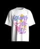 Colors of Life Oversized Printed T-shirt