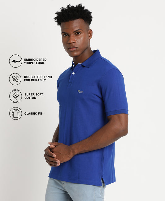 Royal Blue Polo T-Shirt for Men
