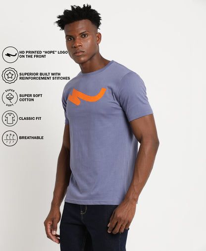 Iris Blue Slim-fit T-Shirt