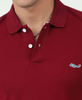 Red Back printed Polo T-Shirt