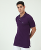 Purple Back printed Polo T-Shirt