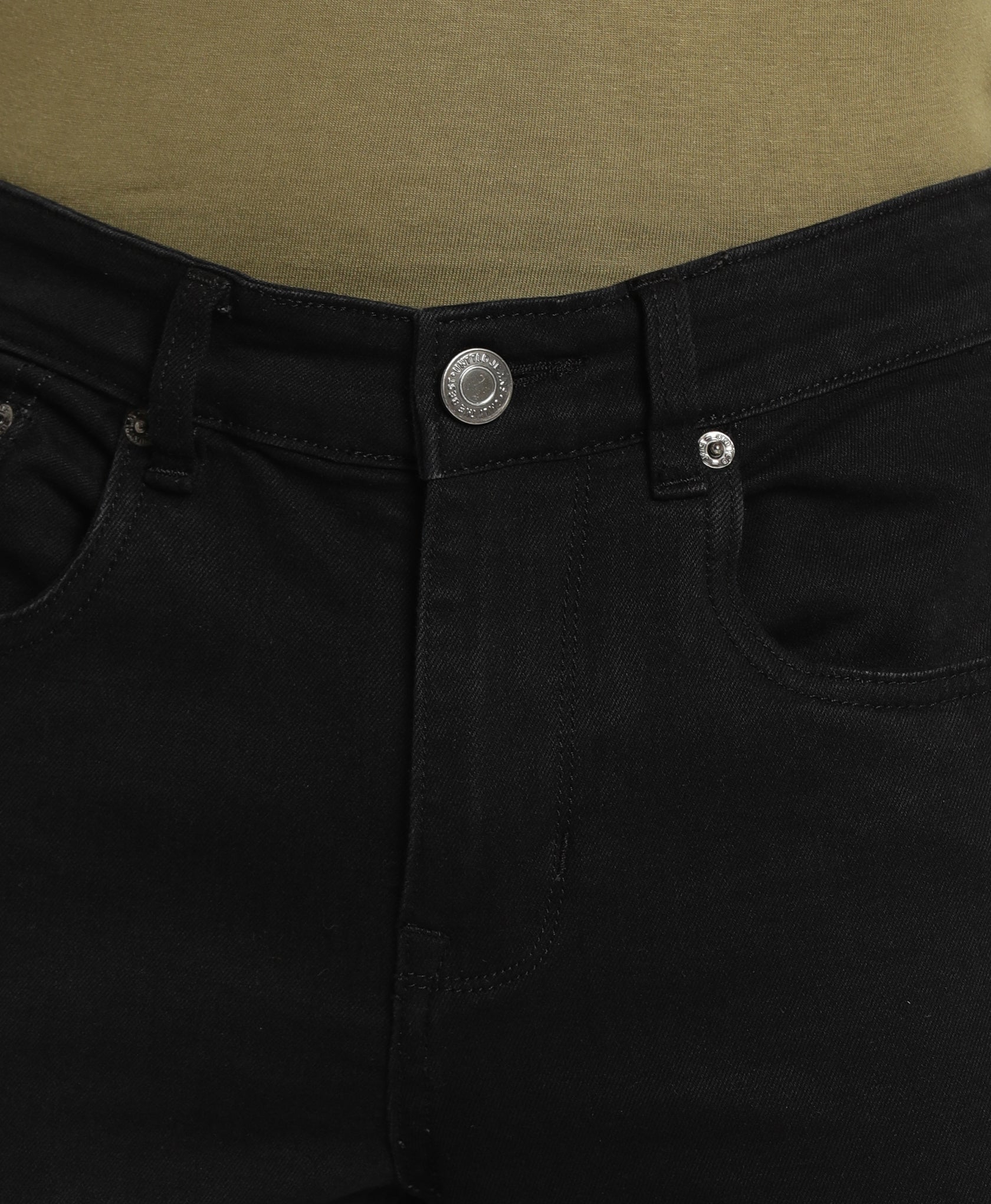 Black Slim-fit Jeans for Men 