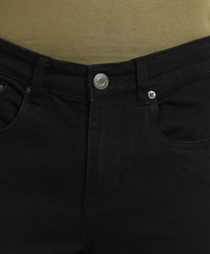 Black Slim-fit Jeans for Men 