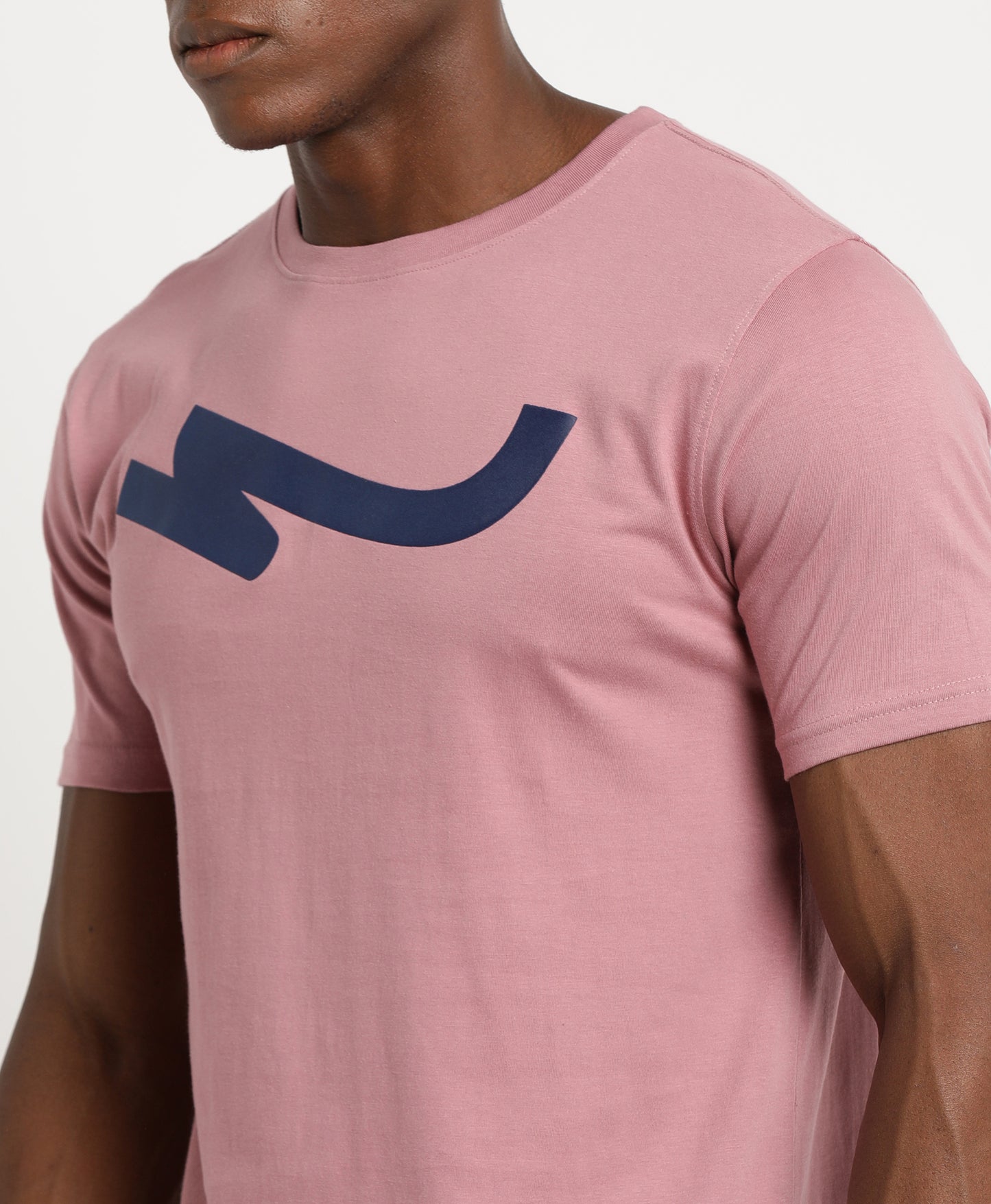 Mauve Slim-fit T-Shirt for Men 