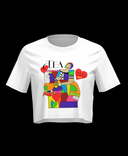 Front Printed Crop Tee