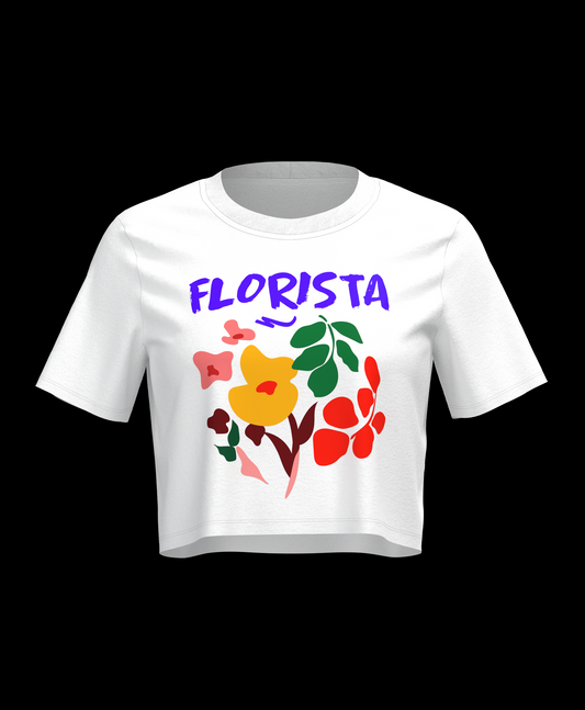 Front Printed Crop Tee
