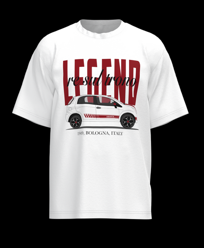 White Scorpion Oversized Printed T-shirt