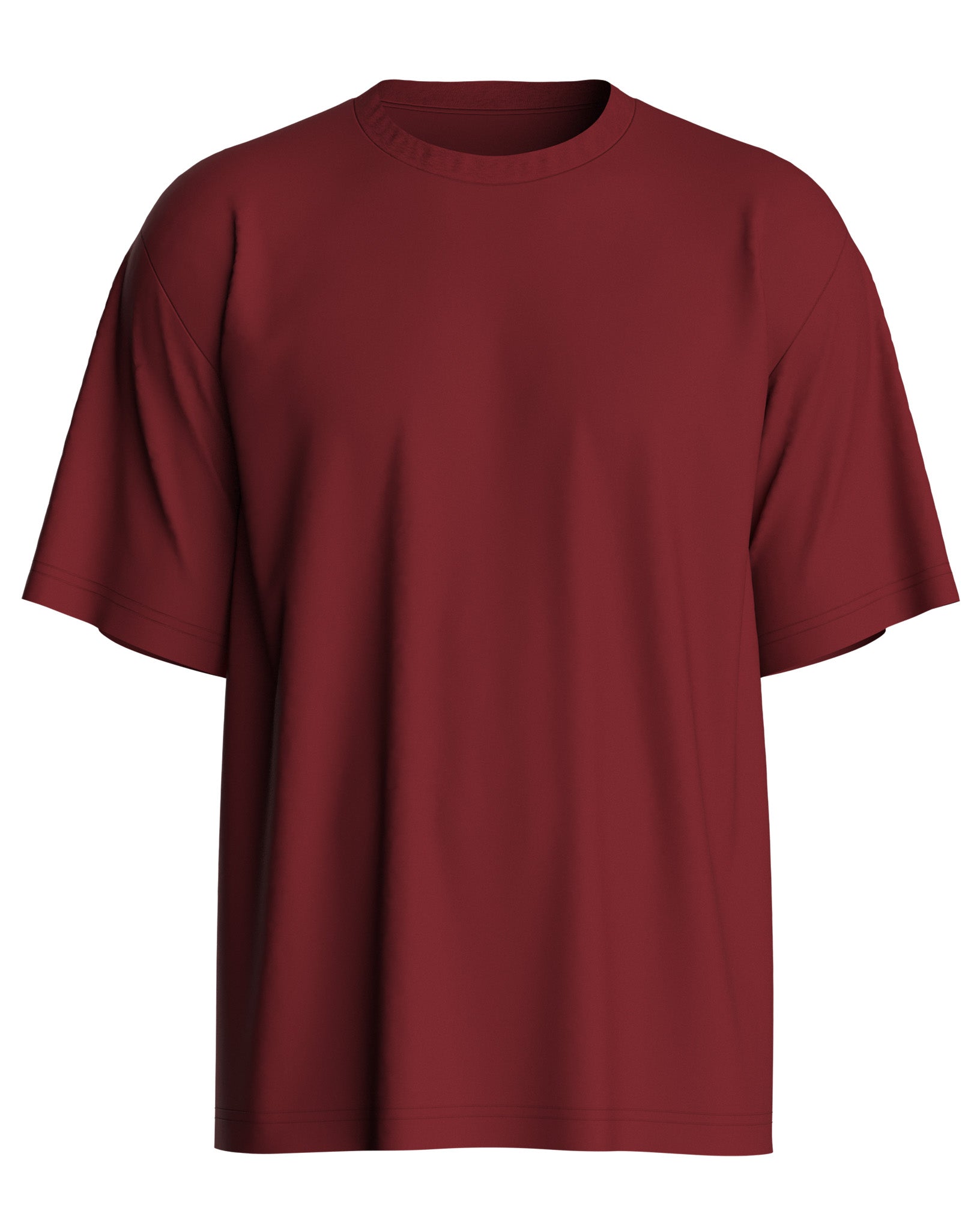 Marron Ovesized Back Printed Unisex T - shirt