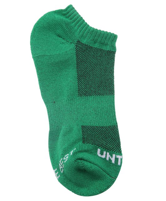 Supreme Cotton Green No Show Unisex Socks Pack of 2
