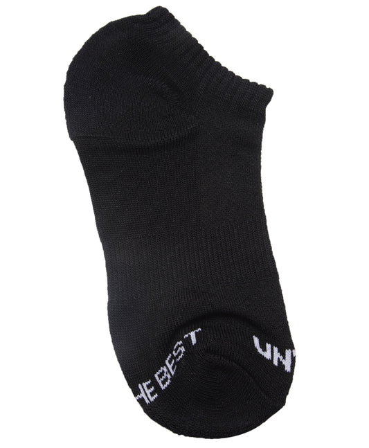 Premium Bamboo Black No Show Unisex Socks Pack of 2