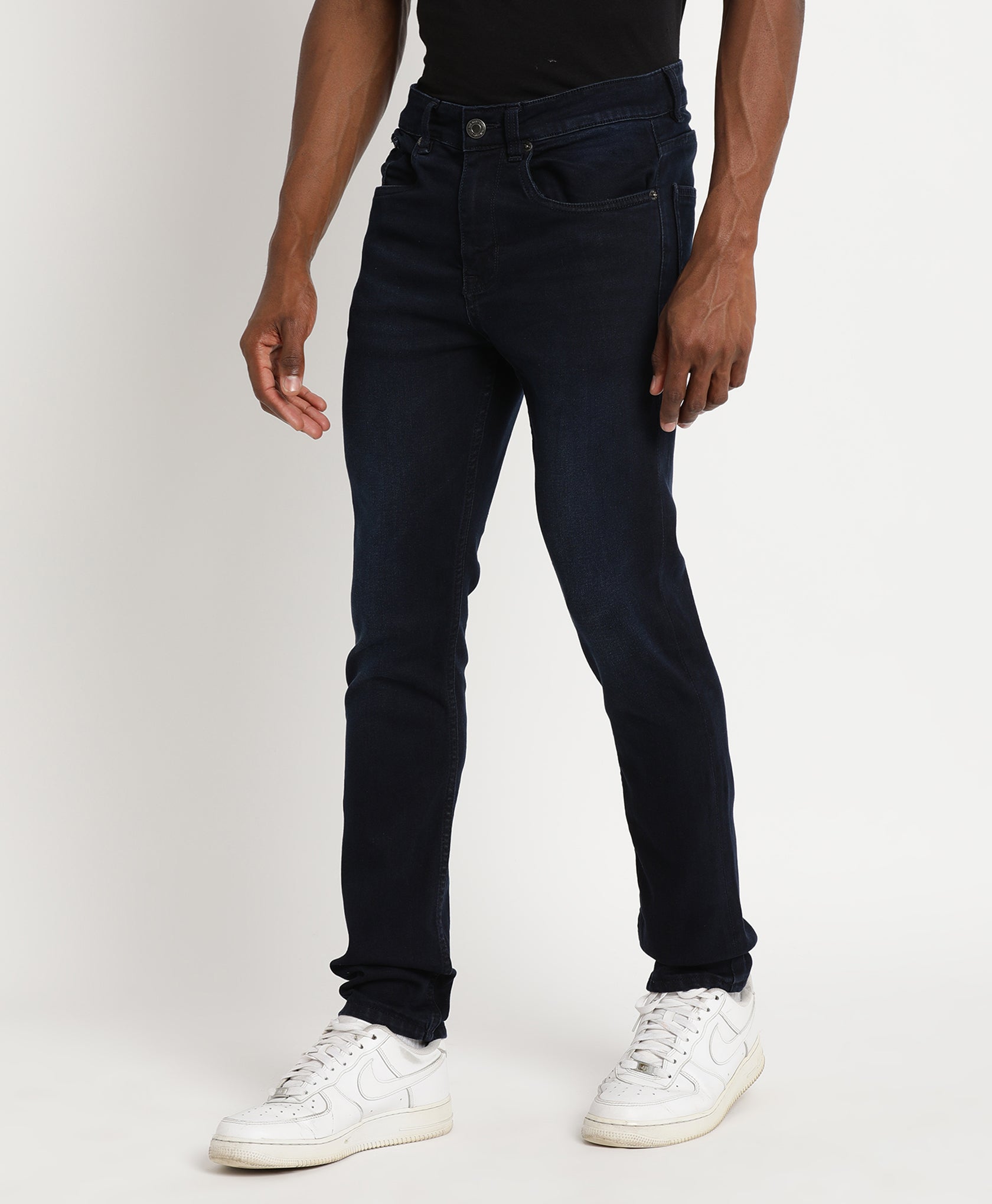 Dark Indigo Slim-fit Jeans for Men