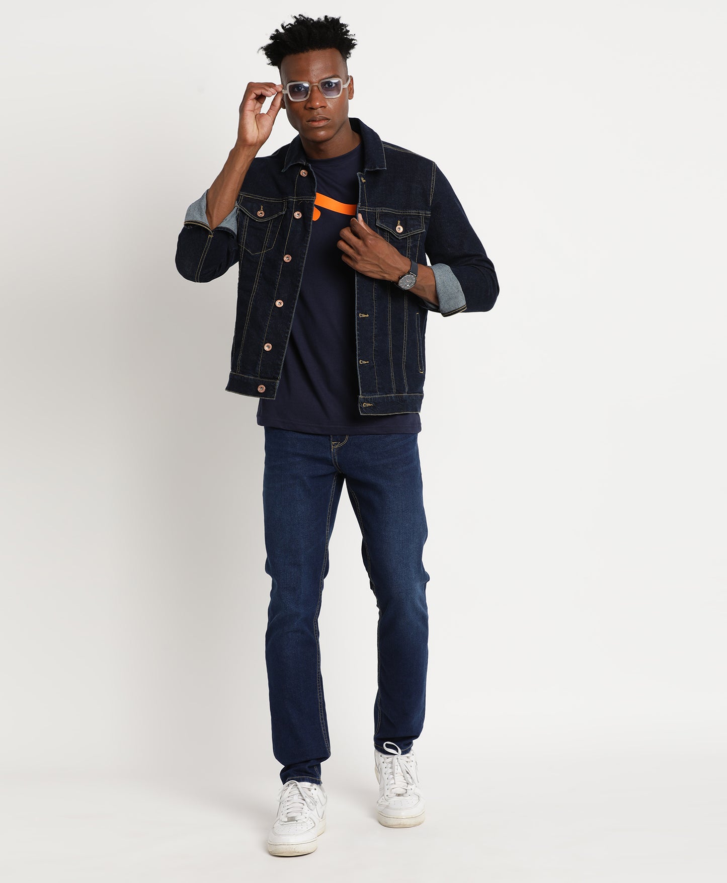 Indigo Slim-fit Jeans for Men 