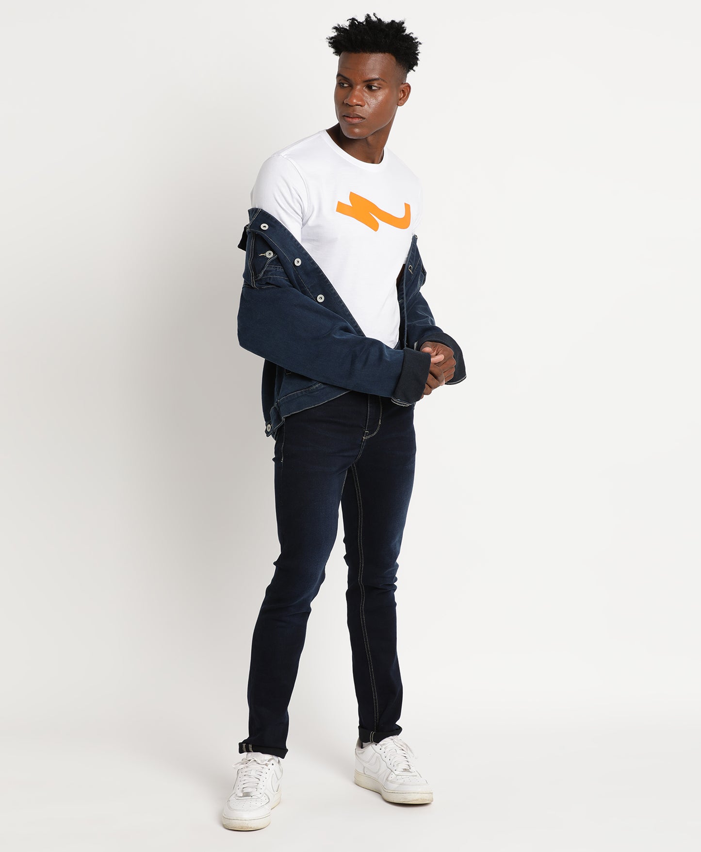Dark Indigo Slim-fit Jeans for Men 