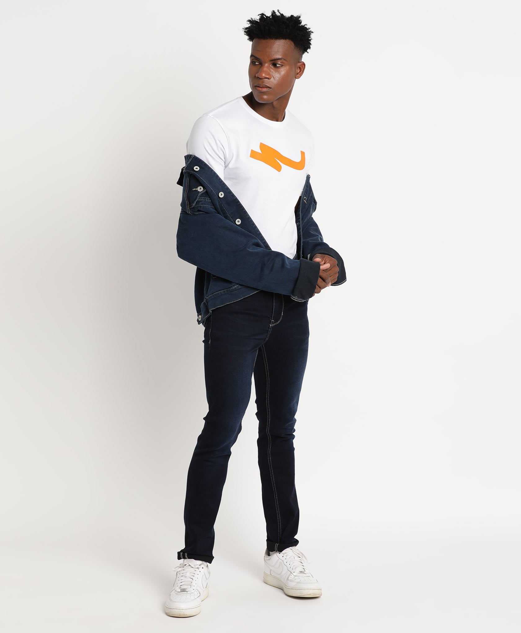 Dark Indigo Slim-fit Jeans for Men 