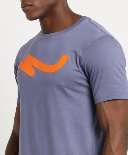 Iris Blue Slim-fit T-Shirt