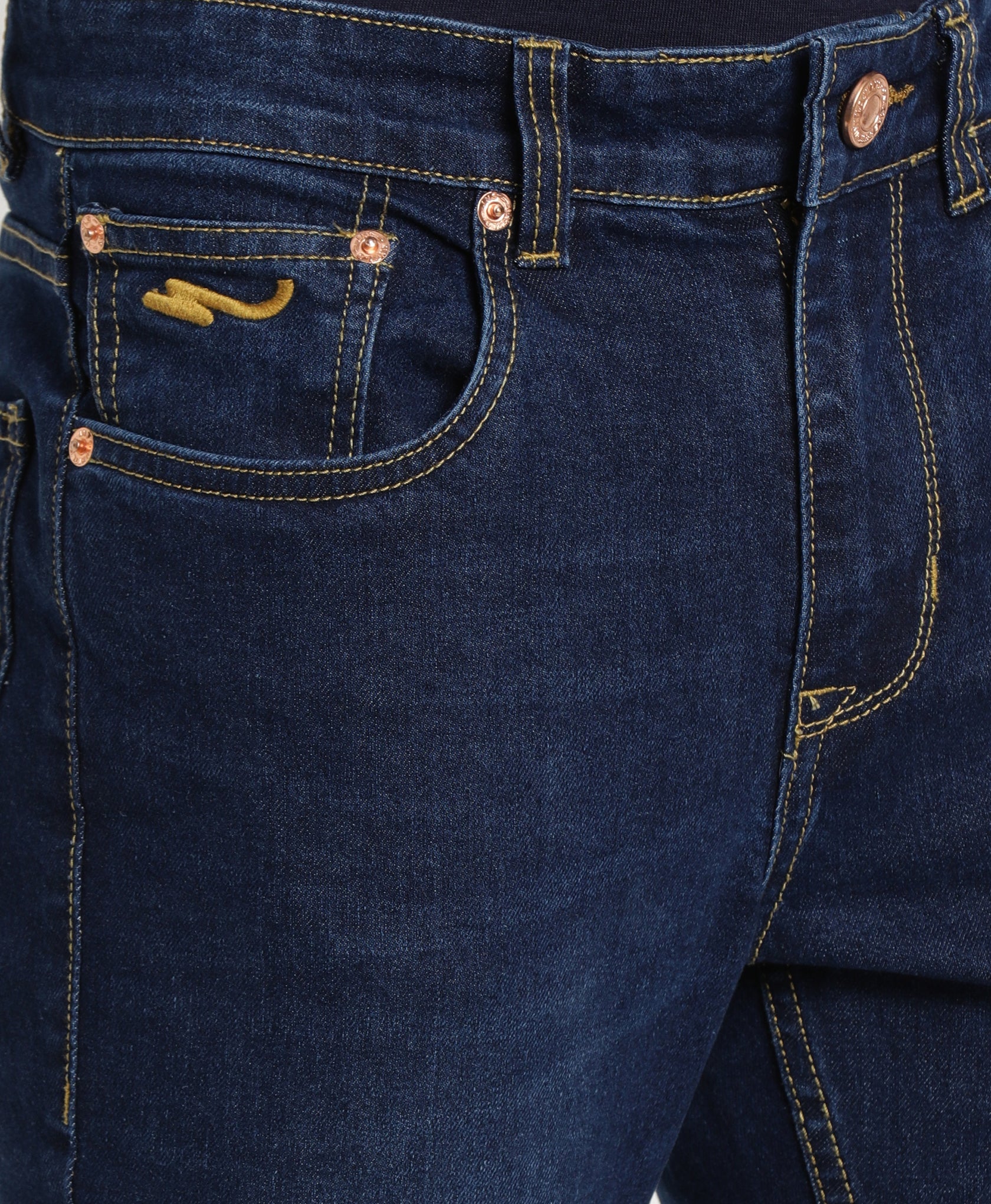 Indigo Slim-fit Jeans for Men 