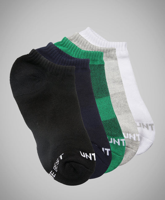 Supreme Cotton Combo No Show Unisex Socks Pack Of 5